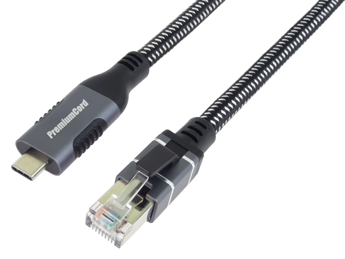 Ethernet. kabel USB3.2->LAN RJ45  10/100/1000, 1m