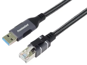 Ethernet. kabel USB3.2->LAN RJ45  10/100/1000, 3m