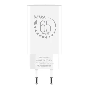 OBAL:ME GaN Cestovní Nabíječka USB-A + 2xUSB-C 65W White - obrázek 2