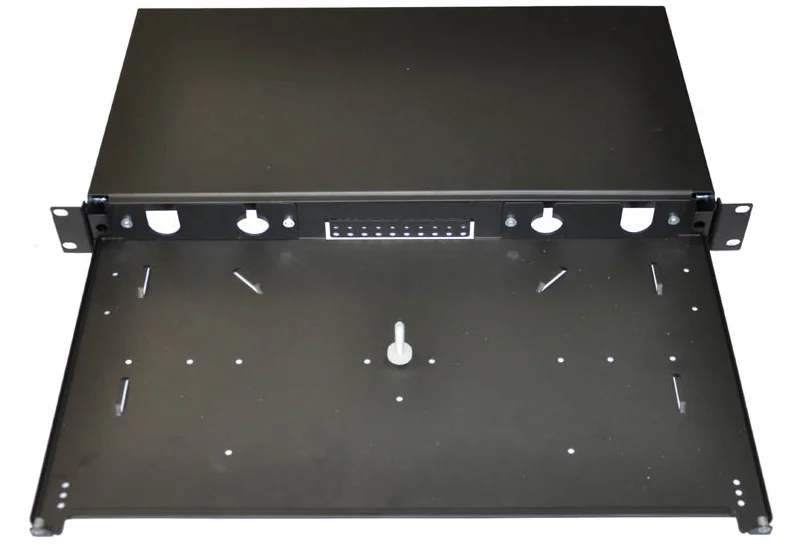 19" Optická vana  12xSC simplex černá aretace plastovým klipem