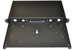 19" Optická vana  12xSC simplex černá aretace plastovým klipem