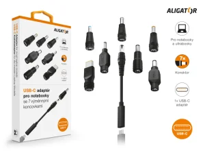 ALIGATOR univerzální USB-C adaptér pro notebook 7 konektorů - obrázek 2