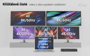 i-tec Universal dokovací stanice 5x 4K 100W - obrázek 9