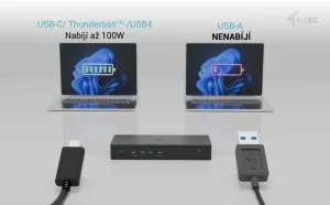 i-tec Universal dokovací stanice 5x 4K 100W - obrázek 10