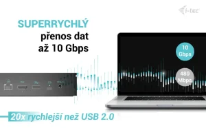 i-tec Universal dokovací stanice 5x 4K 100W - obrázek 3