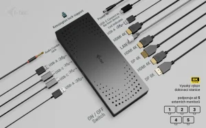 i-tec Universal dokovací stanice 5x 4K 100W - obrázek 8