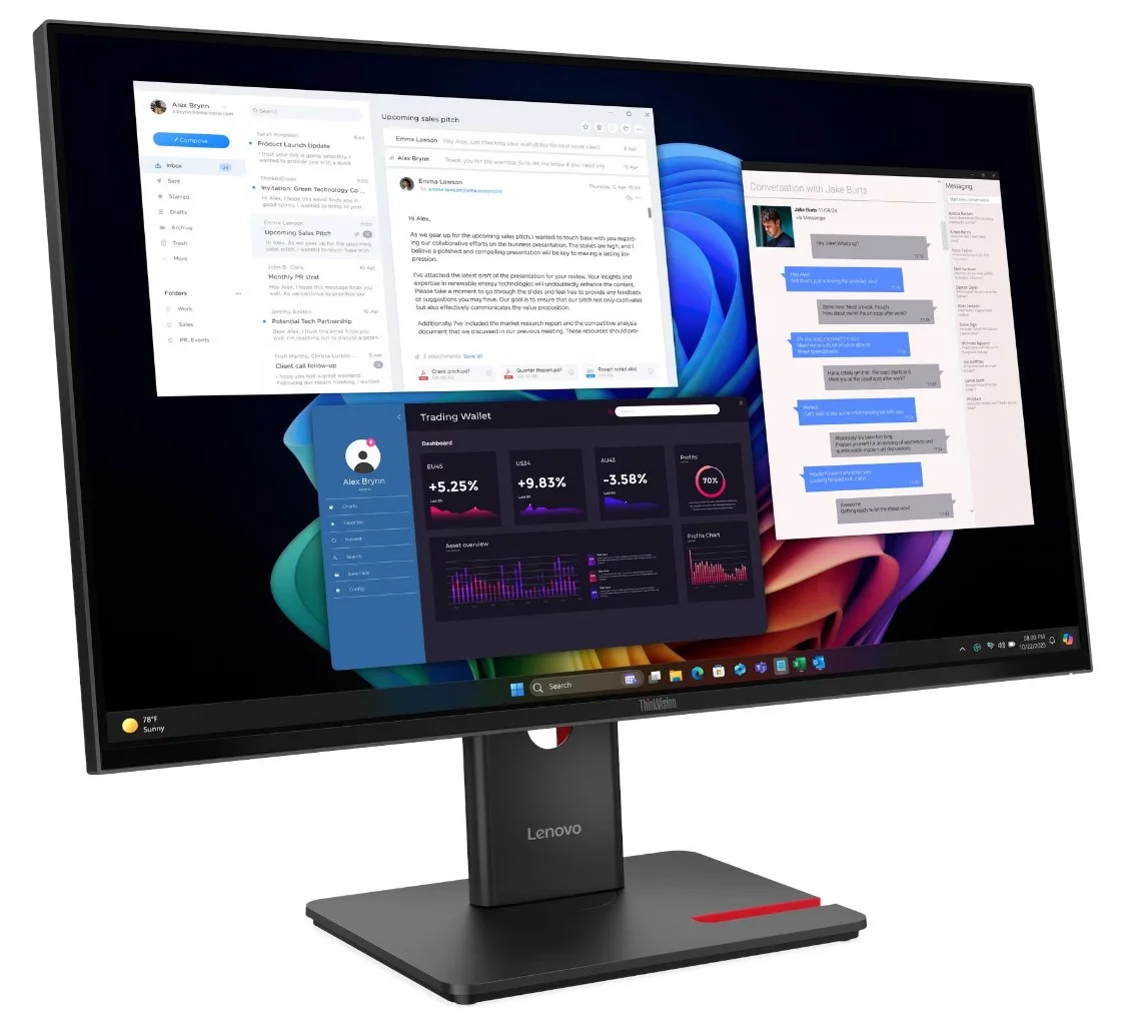 Lenovo ThinkVision T27UD-40 27" IPS 4K UHD 60Hz 4ms