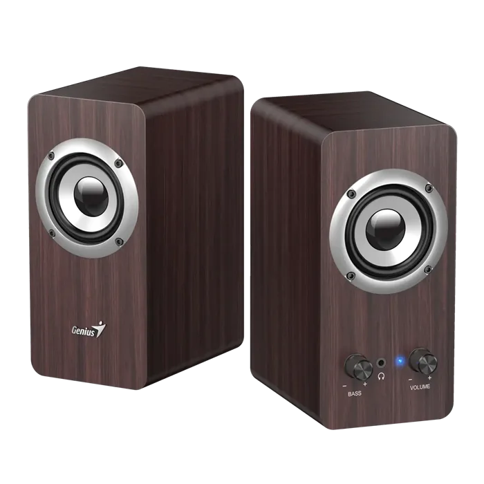 GENIUS SP-HF400 reproduktory, tmavé dřevo