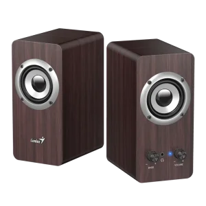 GENIUS SP-HF400 reproduktory, tmavé dřevo