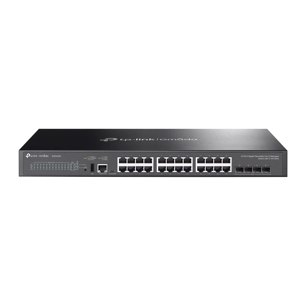 TP-LINK SG5428X switch 24x1G + 4x10G SFP+
