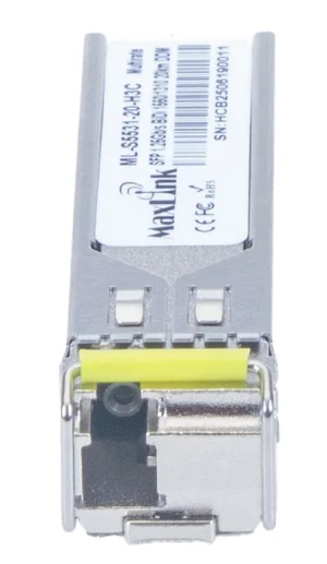 MaxLink 1.25G SFP optický HP modul, WDM(BiDi), SM, Tx 1550/Rx1310nm, 20km,1xLC konektor, DDM, H3C - obrázek 2