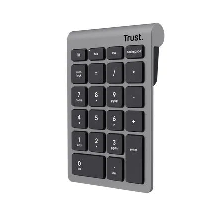 Trust Xalas Wireless numpad/Bezdrátová USB/Stříbrná