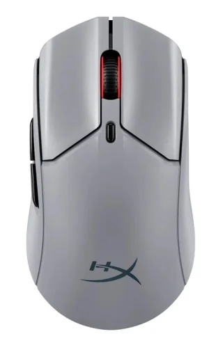 HyperX Pulsefire Haste 2 Pro/Herní/Optická/Pro praváky/26 000 DPI/USB+BT/Šedá