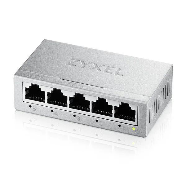 ZYXEL GS-105Bv5 5xGb switch kovová skříň