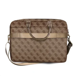 Guess taška na notebook 15/16" PU 4G hnědá - obrázek 2
