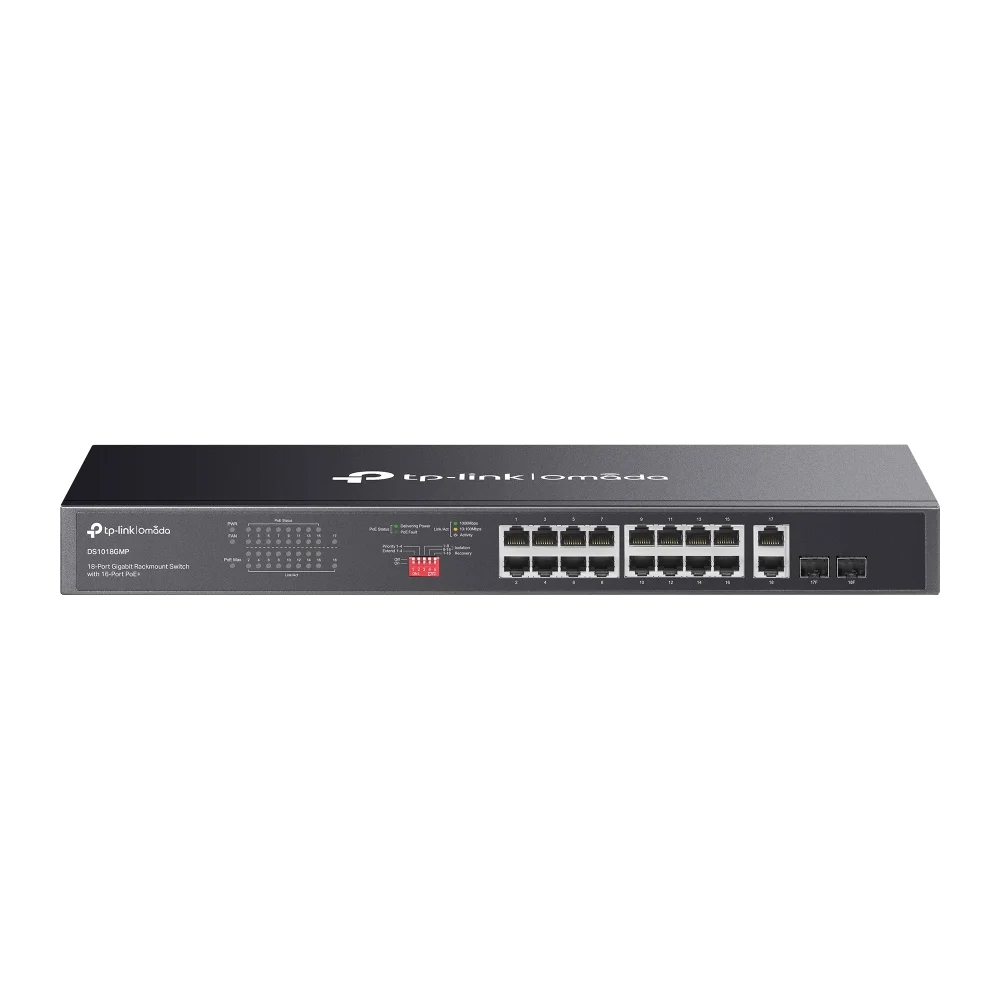 TP-LINK Omada DS1018GMP switch 16× PoE++