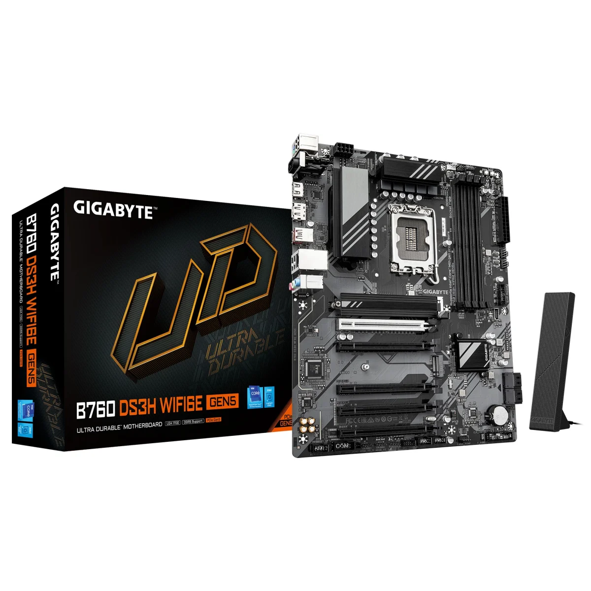 GIGABYTE B760 DS3H WIFI6E GEN5 deska LGA1700 ATX