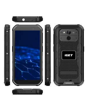 IGET T1 6+128GB Black odolný mobilní telefon Android - obrázek 4