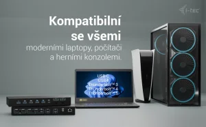 i-tec USB-C KVM dokovací stanice, 3 hostitele, 2x displej - obrázek 14