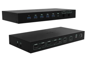 i-tec USB-C KVM dokovací stanice, 3 hostitele, 2x displej