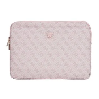 Guess PU 4G Triangle Logo Obal pro Notebook 14" Pink