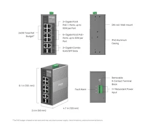 TP-LINK IES210GPP Omada průmyslový switch - obrázek 7