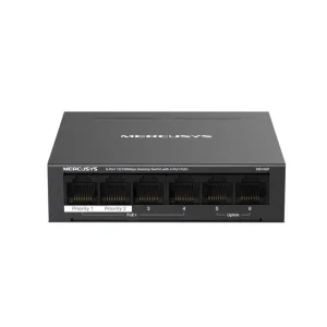 MERCUSYS MS106P 6portový switch 4xPoE+