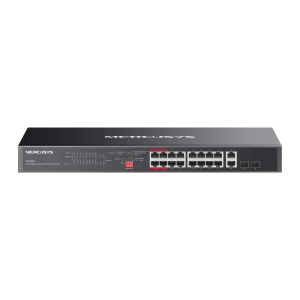 MERCUSYS MS120GP switch 20x Gb, 16x PoE+