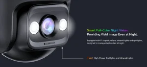 Tenda RH3-WCAv2 venkovní otočná 3MP kamera IP65 Wi-Fi - obrázek 4