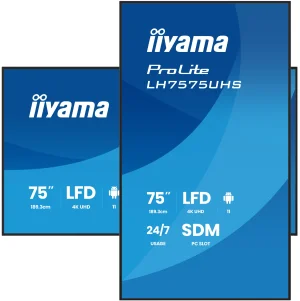 75" iiyama LH7575UHS-B2AG:IPS, 4K UHD,Android,24/7 - obrázek 8
