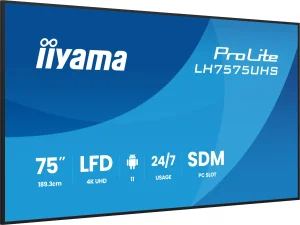 75" iiyama LH7575UHS-B2AG:IPS, 4K UHD,Android,24/7 - obrázek 9