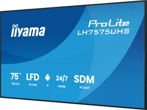 75" iiyama LH7575UHS-B2AG:IPS, 4K UHD,Android,24/7 - obrázek 7