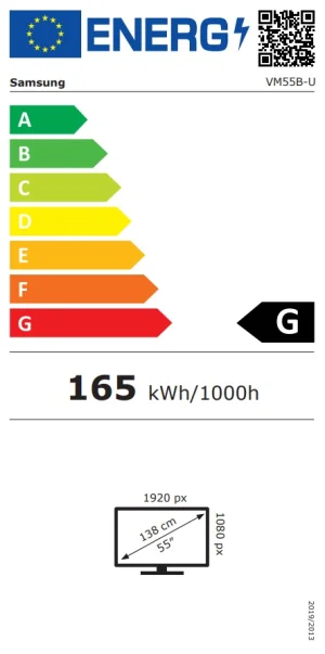55" LED Samsung VM55B-U - FHD,500cd,VW,0,44,24/7 - obrázek 7