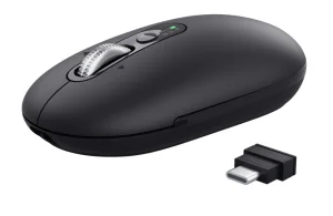 Trust Seron Slim/Kancelářská/Optická/3 200 DPI/USB+BT/Černá - obrázek 4