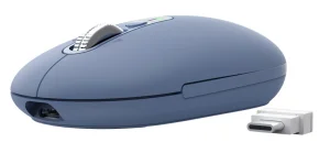 Trust Seron Slim/Kancelářská/Optická/3 200 DPI/USB+BT/Modrá - obrázek 5