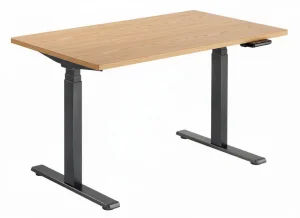 Stolová deska BR168BK, 1600 x 800 x 25 mm buk pro výškově stavitelné podnože Brateck - obrázek 2