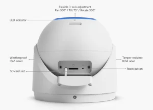 UniFi Protect G6 Pro Turret venkovní kamera bílá - obrázek 5
