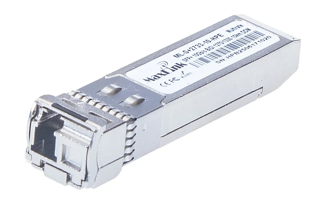 MaxLink 10G SFP+ optický HP modul, WDM(BiDi), SM, Tx 1270/Rx1330nm, 10km, 1x LC konektor, DDM, HPE