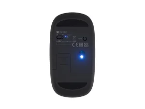 Myš bezdrátová Natec LARK/Kancelářská/Blue Sense/4 000 DPI/USB+BT/Černá - obrázek 3