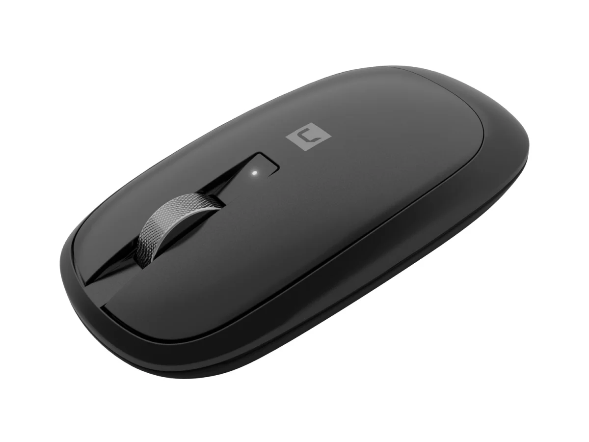 Myš bezdrátová Natec LARK/Kancelářská/Blue Sense/4 000 DPI/USB+BT/Černá