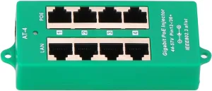 MaxLink Gigabitový 4-portový PoE panel, 802.3af/at - obrázek 4