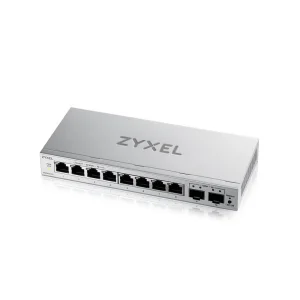 Zyxel GS1200-10 v3, 8 Port Gigabit, 2 x SFP webmanaged Desktop Switch