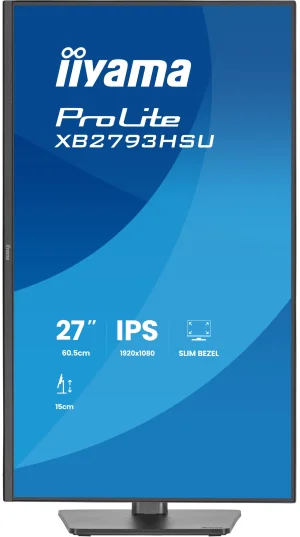 IIYAMA ProLite XB2793HSU-B1 27" IPS FHD 120Hz 1ms - obrázek 2