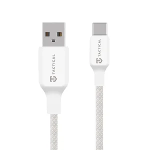 Tactical Stitch Thread Cable USB-A/USB-C 2m White