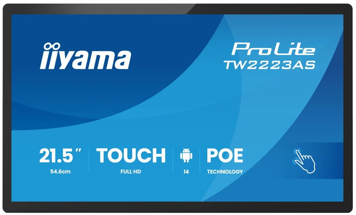 22" iiyama TW2223AS-B3P:IPS,FHD,Android