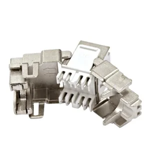 Keystone modul RJ45 stíněný, 10 Gb, třída Ea, 4PPoE - obrázek 3