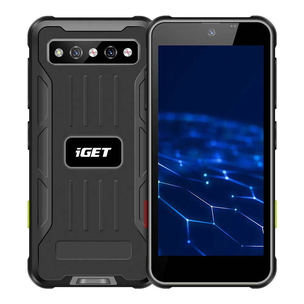 IGET STAR T mini 6 Android 6GB/128GB Black - odolný mobilní telefon