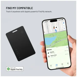 Smart tracker FIXED Tag Card 2,Find My, černý - obrázek 6