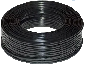 DATACOM Telefonní kabel 6ž. Licna - plochý černý bal.100 m