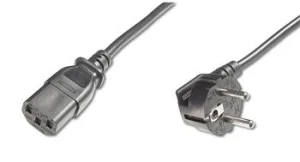 PremiumCord Kabel síťový 230V k počítači 5m
